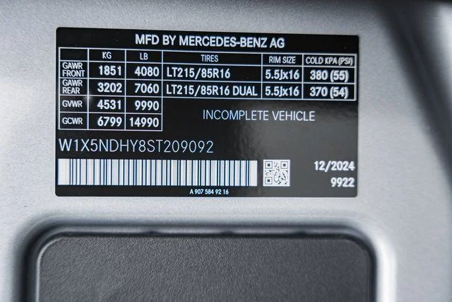 2025 Mercedes-Benz Sprinter Cargo Van Base - Photo 41