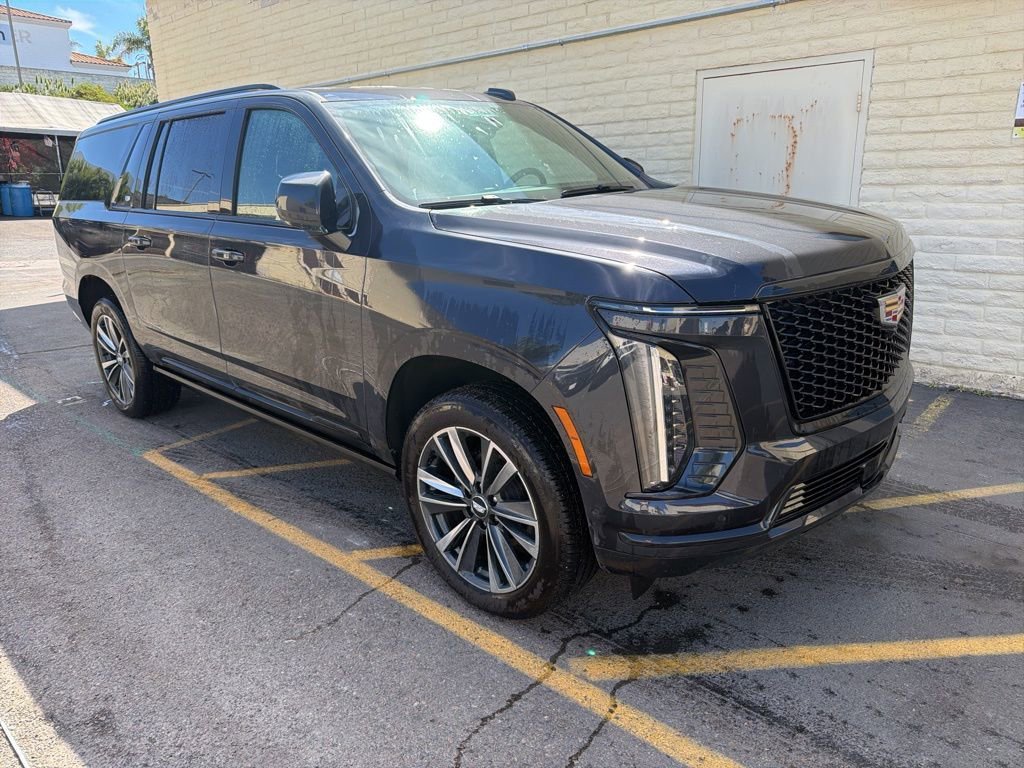 Galactic Gray Metallic 2025 Cadillac Escalade ESV Sport 4WD SUV / Crossover Four-Wheel Drive