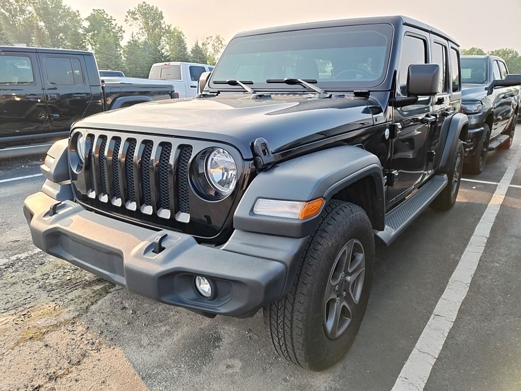 Used 2018 Black Jeep Unlimited Sport S image 1