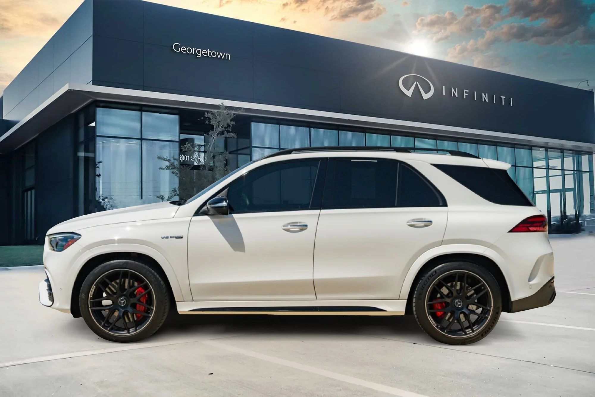 Used 2025 White Mercedes-Benz GLE 63 S AMG® image 7