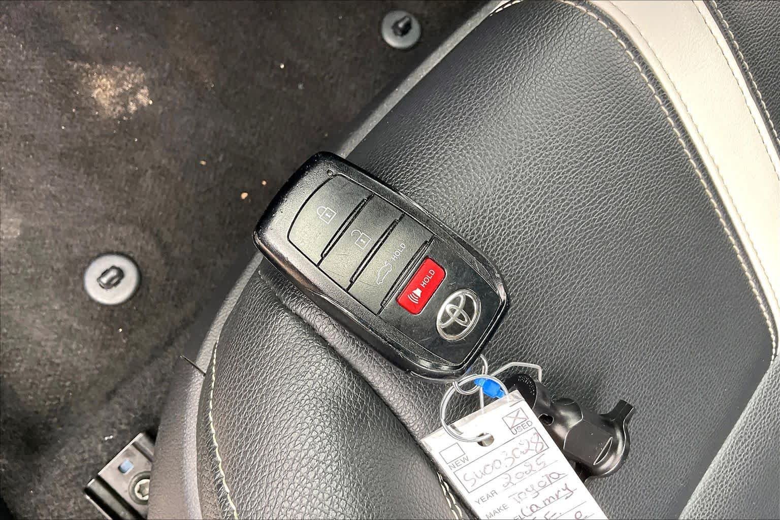 Used 2025 Reservoir Blue Toyota SE image 14