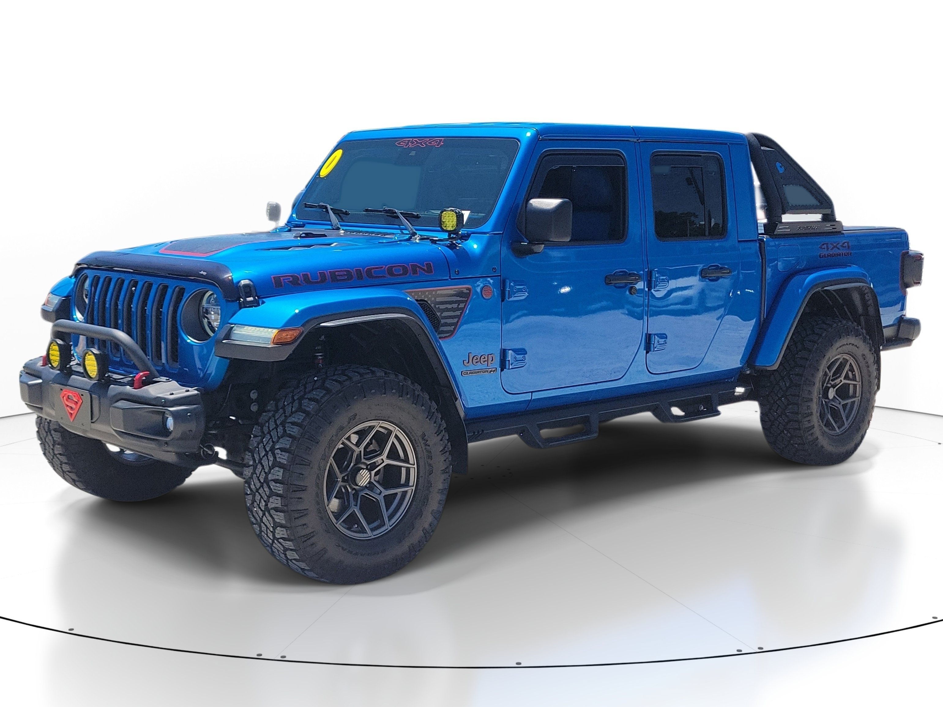 Used 2020 Hydro Blue Pearlcoat Jeep Rubicon image 3