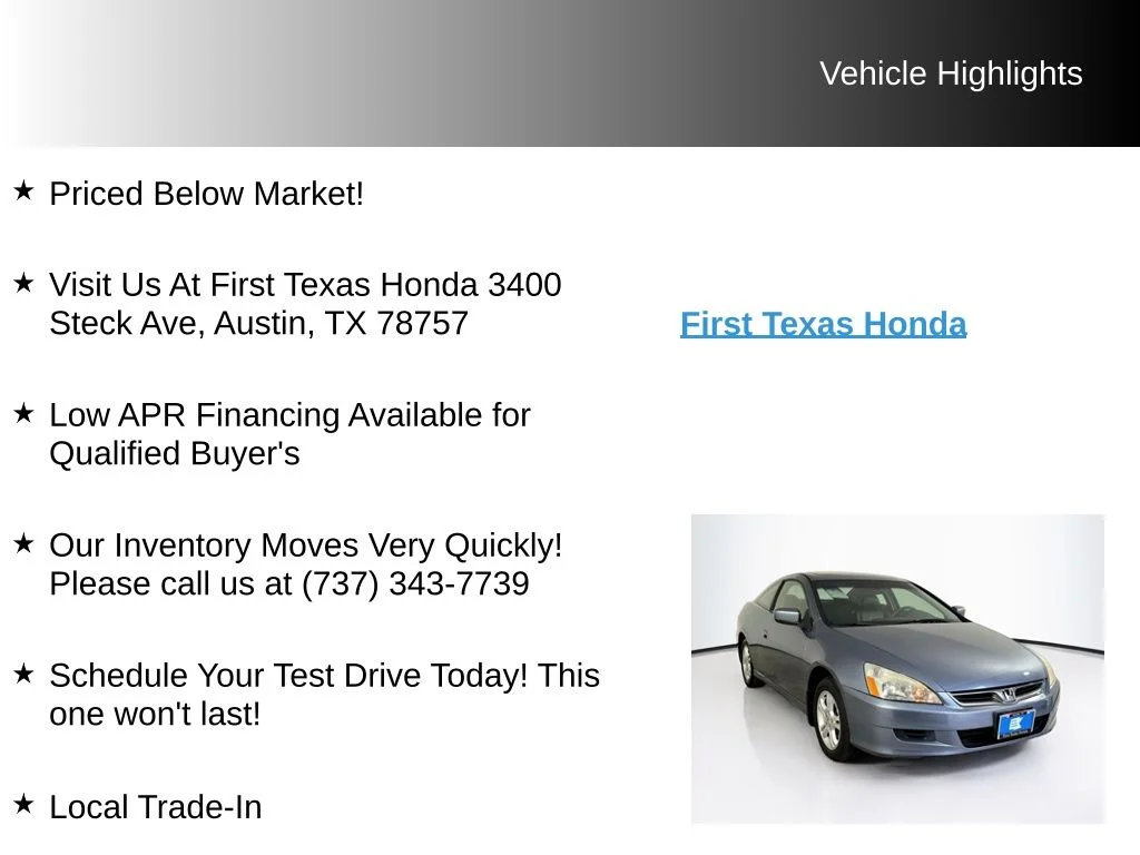 Used 2007 Cool Blue Metallic Honda EX-L image 9