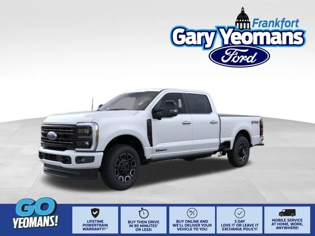 New 2026 Star White Metallic Tri-Coat Ford F-350® Platinum® image 1
