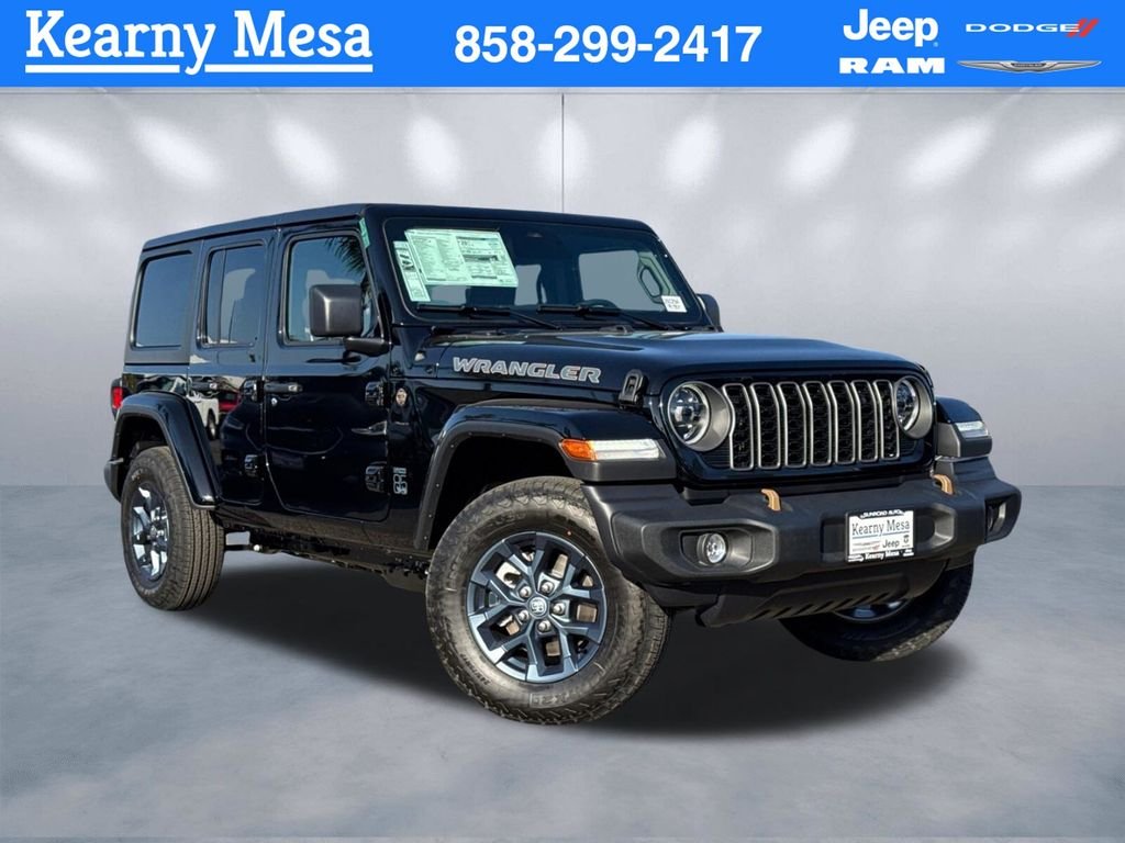 New 2026 Black Clearcoat Jeep 85th Anniversary Edition image 1