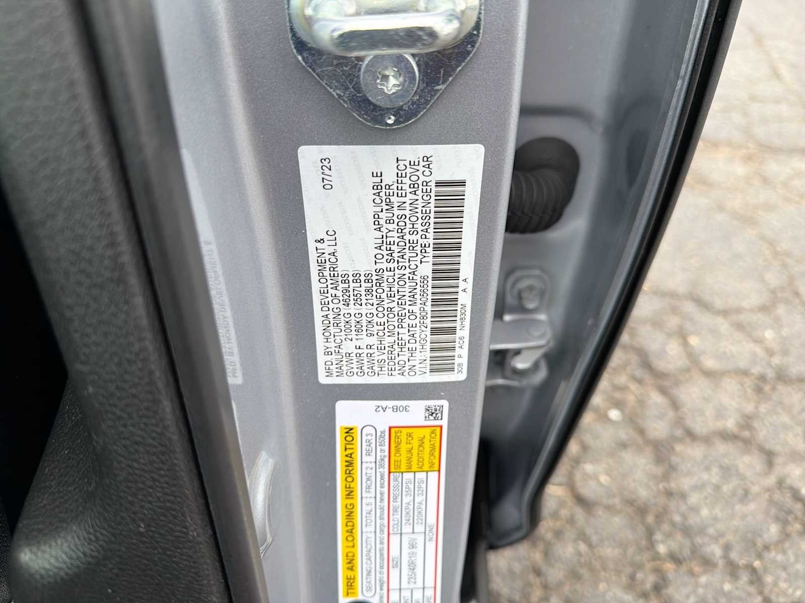Used 2023 Lunar Silver Metallic Honda Touring image 35
