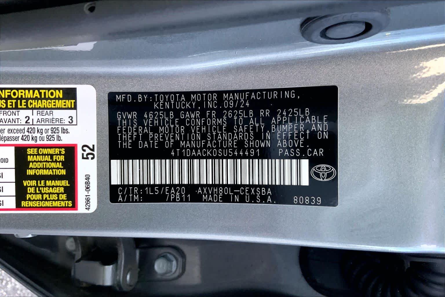 Used 2025 Heavy Metal Toyota SE image 29