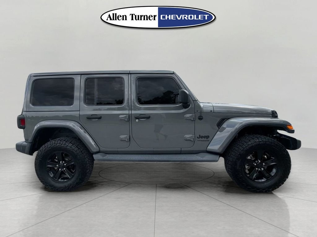 Used 2020 Gray Jeep Unlimited Sahara Altitude image 3