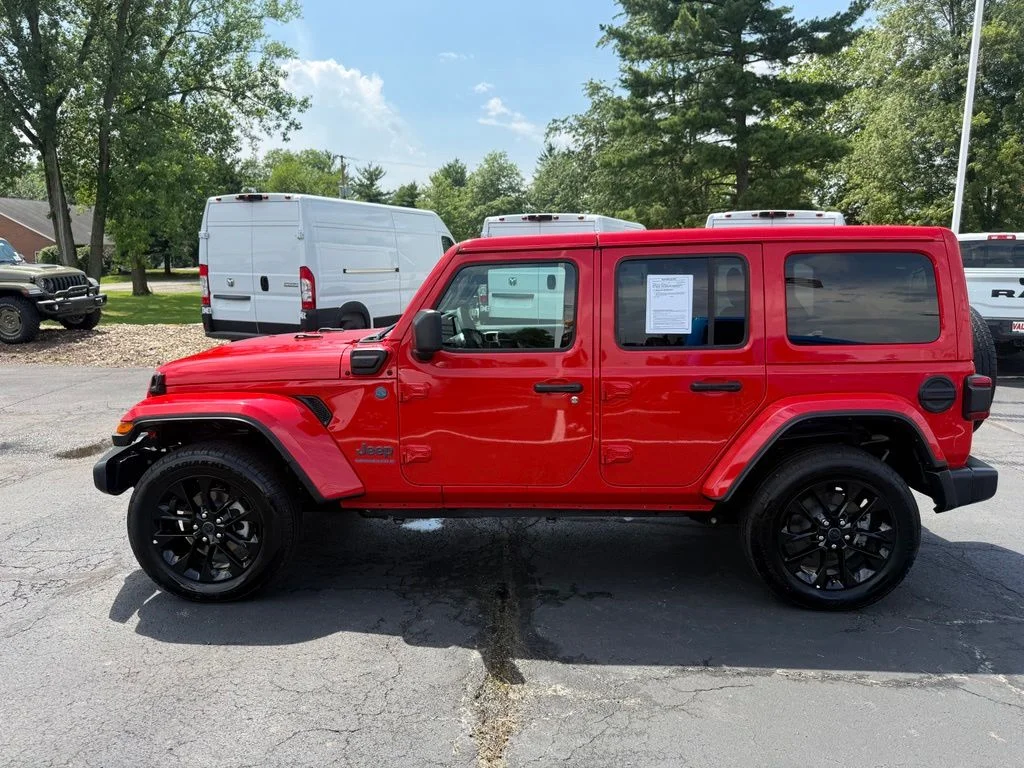 Used 2025 Red Jeep Sahara 4xe image 6