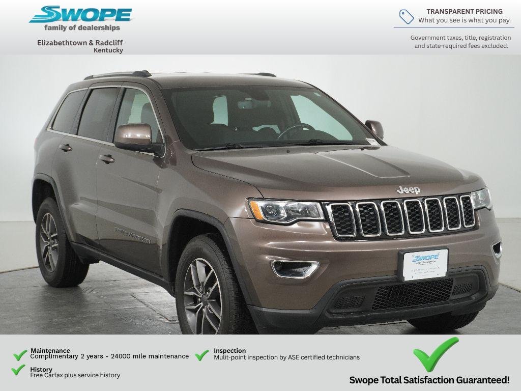 Used 2019 Walnut Brown Metallic Clearcoat Jeep Laredo E image 1