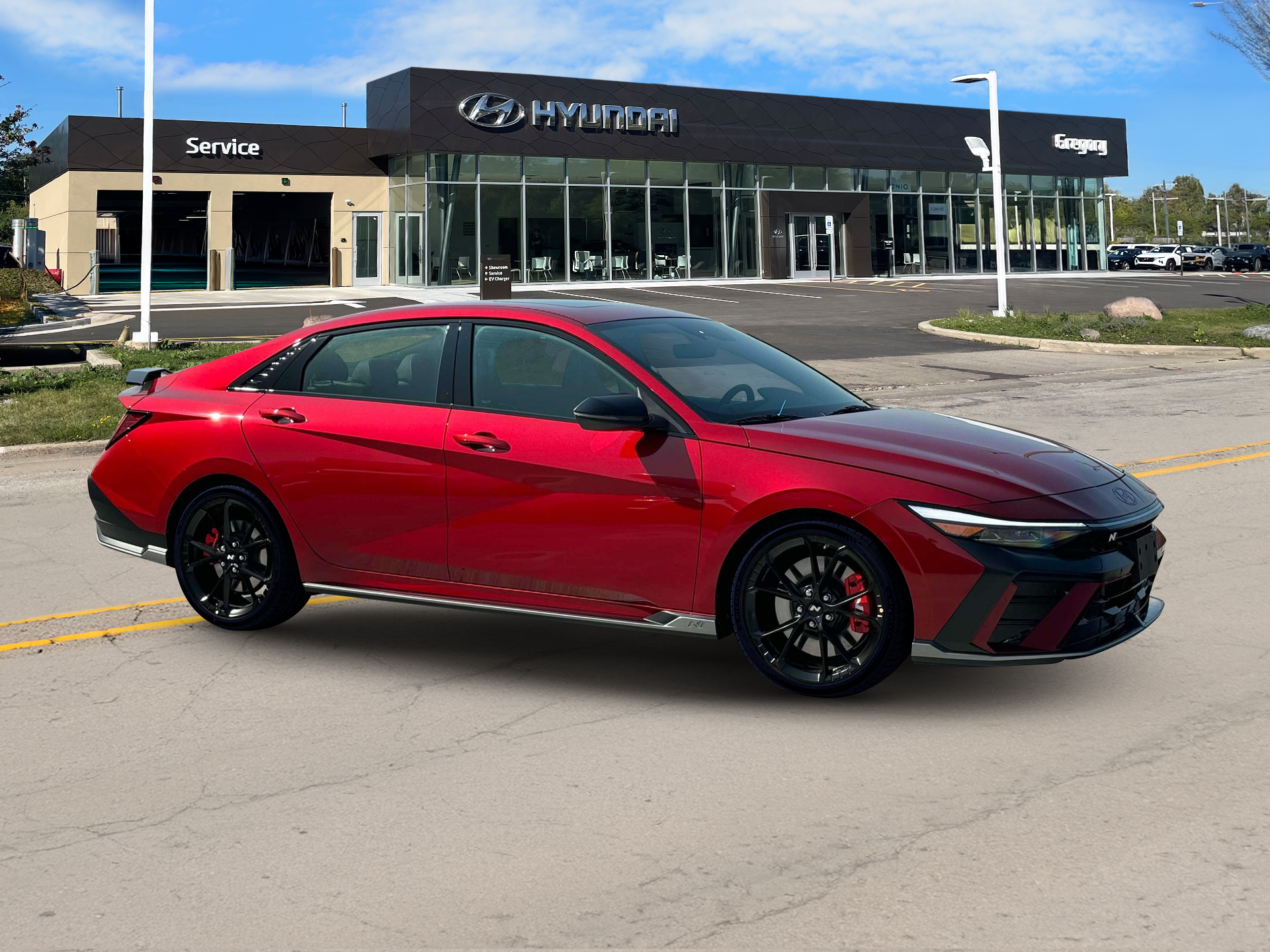 New 2025 Red Hyundai Sedan image 10