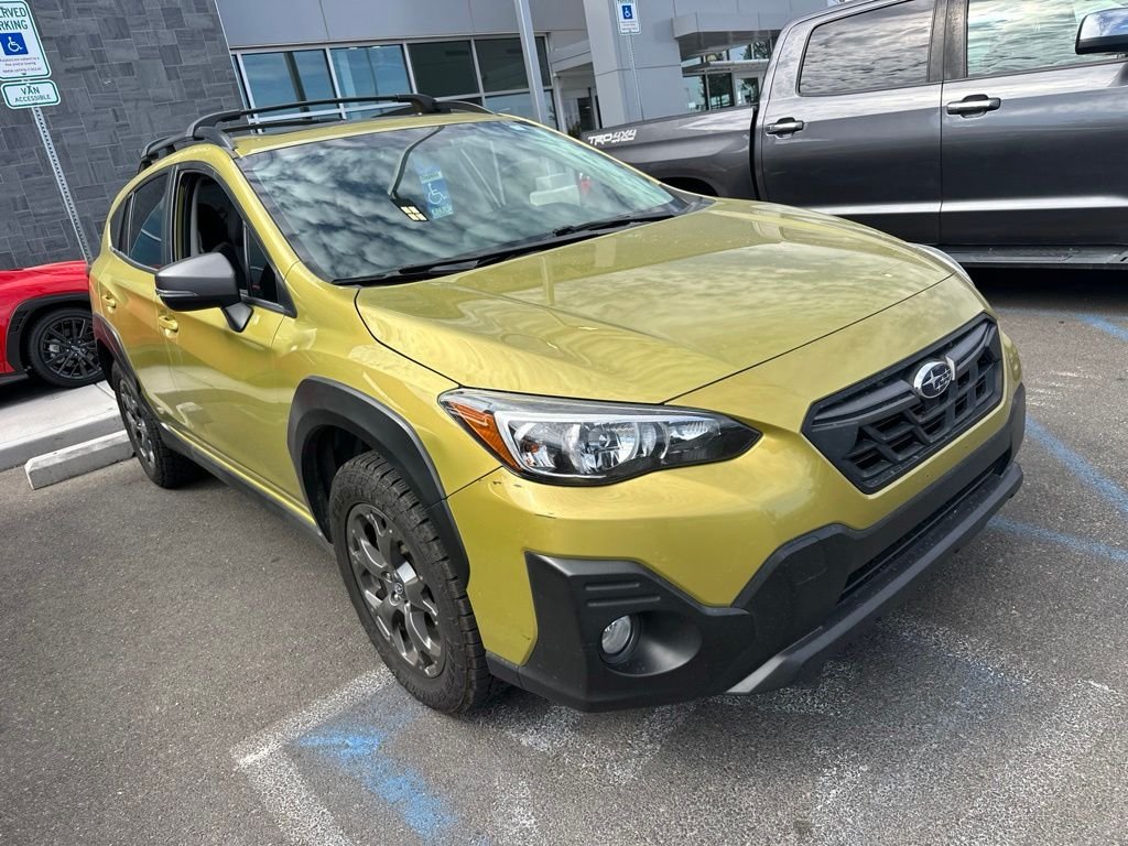 Used 2021 Yellow Subaru Sport image 3