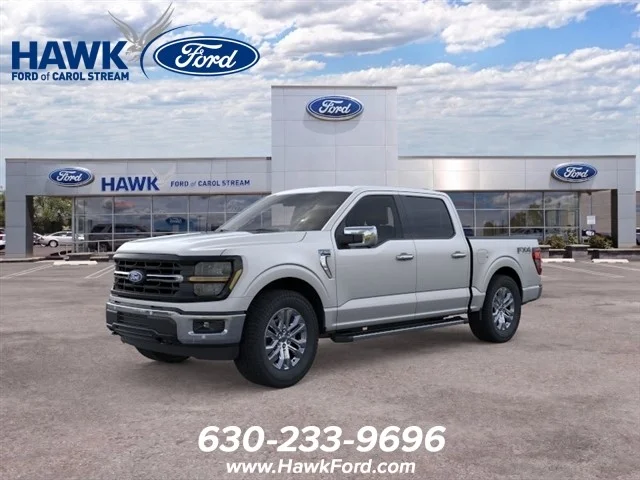 New 2026 Iconic Silver Metallic Ford XLT image 1