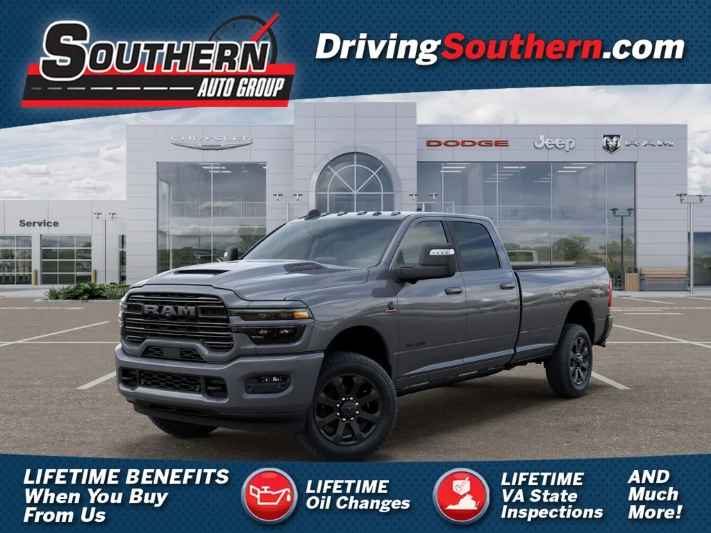 New 2026 Ceramic Gray Clear-Coat Exterior Paint RAM Laramie image 1