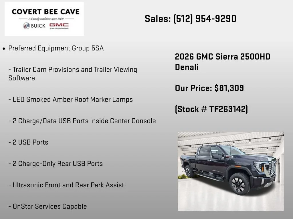 New 2026 Titanium Rush Metallic GMC Denali image 26