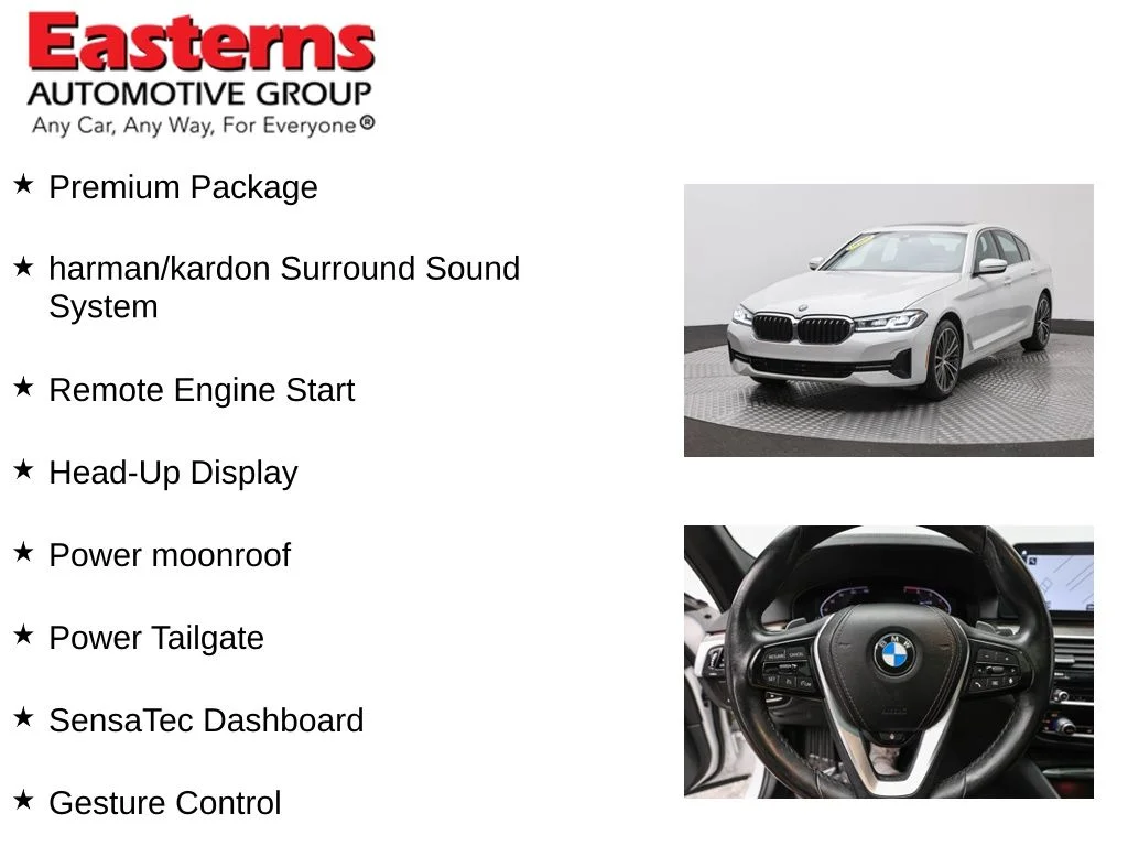 Used 2022 White BMW 530i xDrive image 11