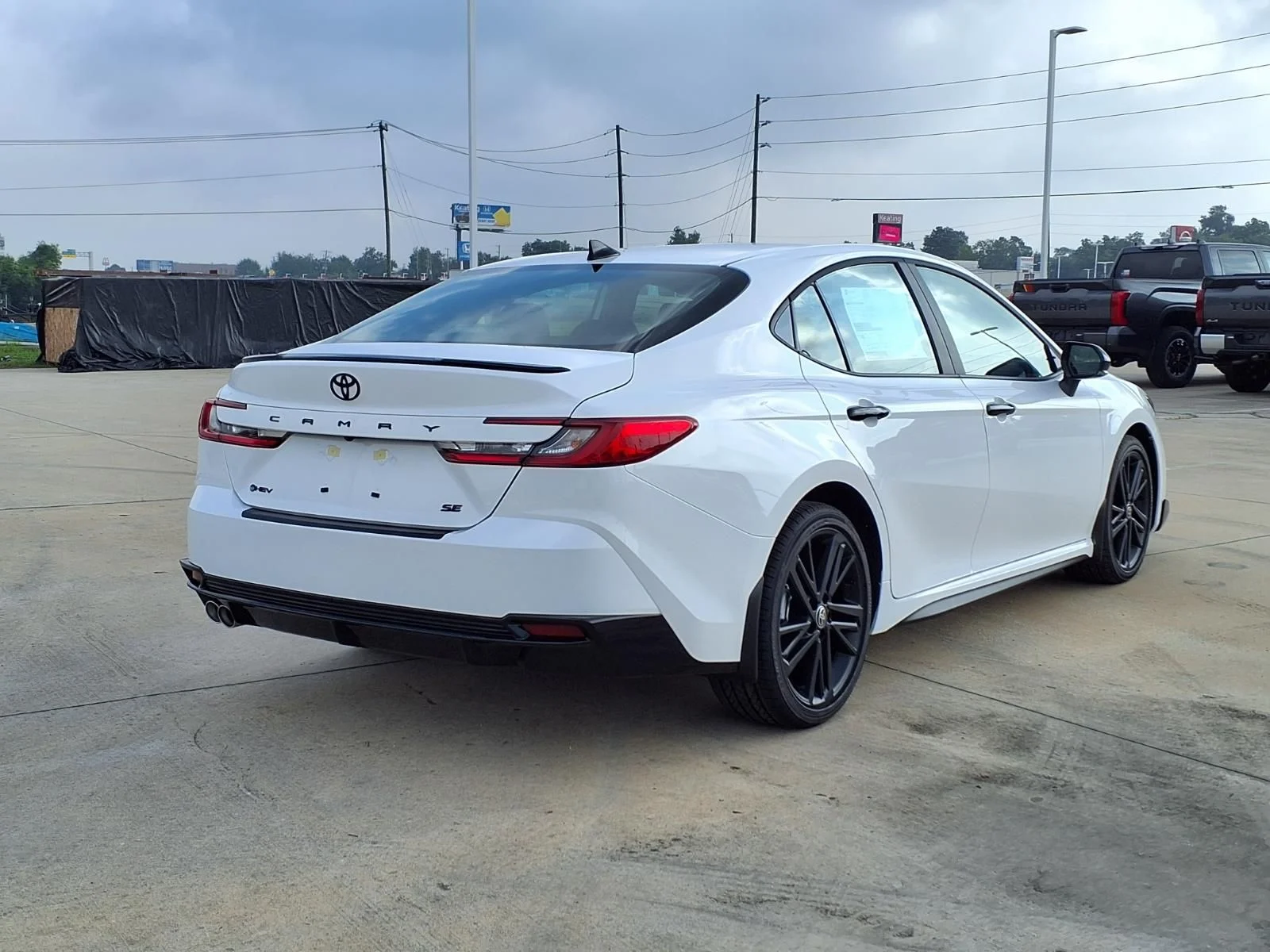 New 2026 White Toyota SE Nightshade image 6