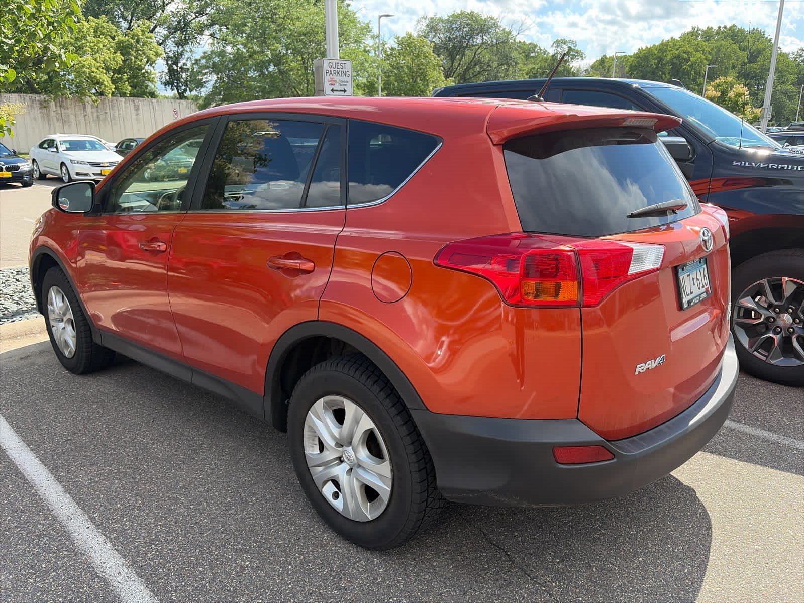 Used 2015 Hot Lava Toyota LE image 4