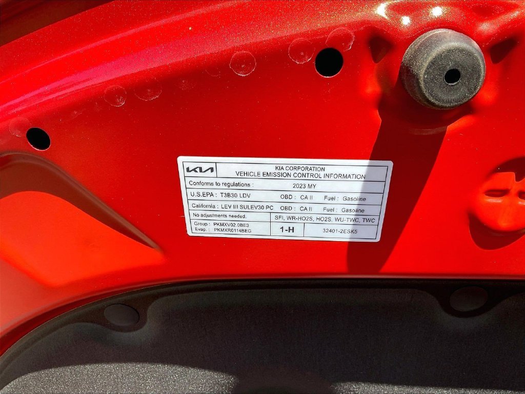Used 2023 Orange Kia LX image 34