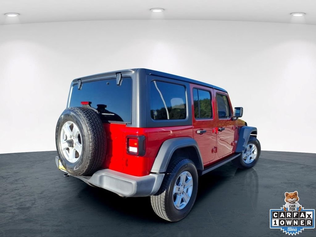 Used 2018 Red Jeep Unlimited Sport S image 8
