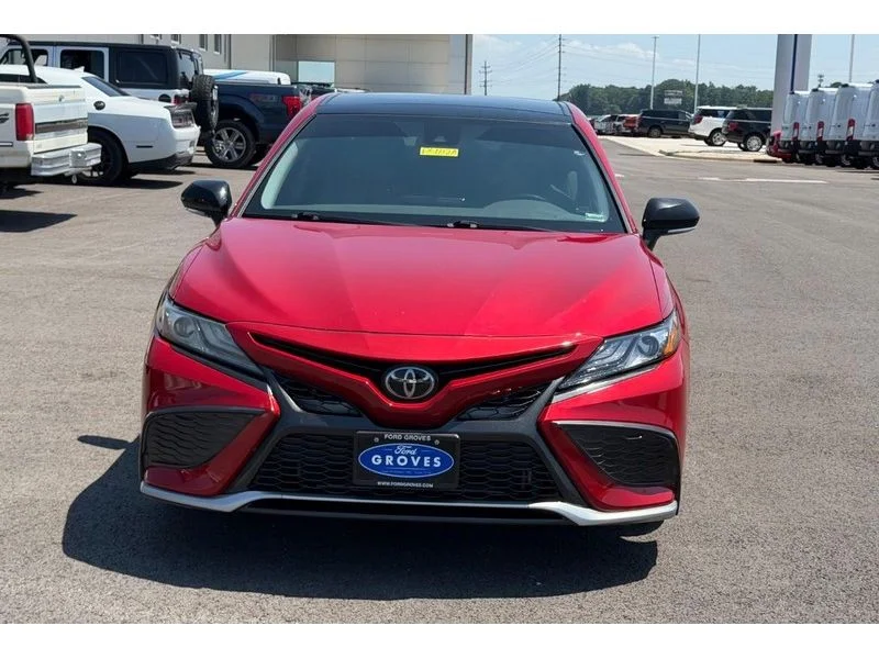 Certified Used 2022 Red Toyota XSE image 2