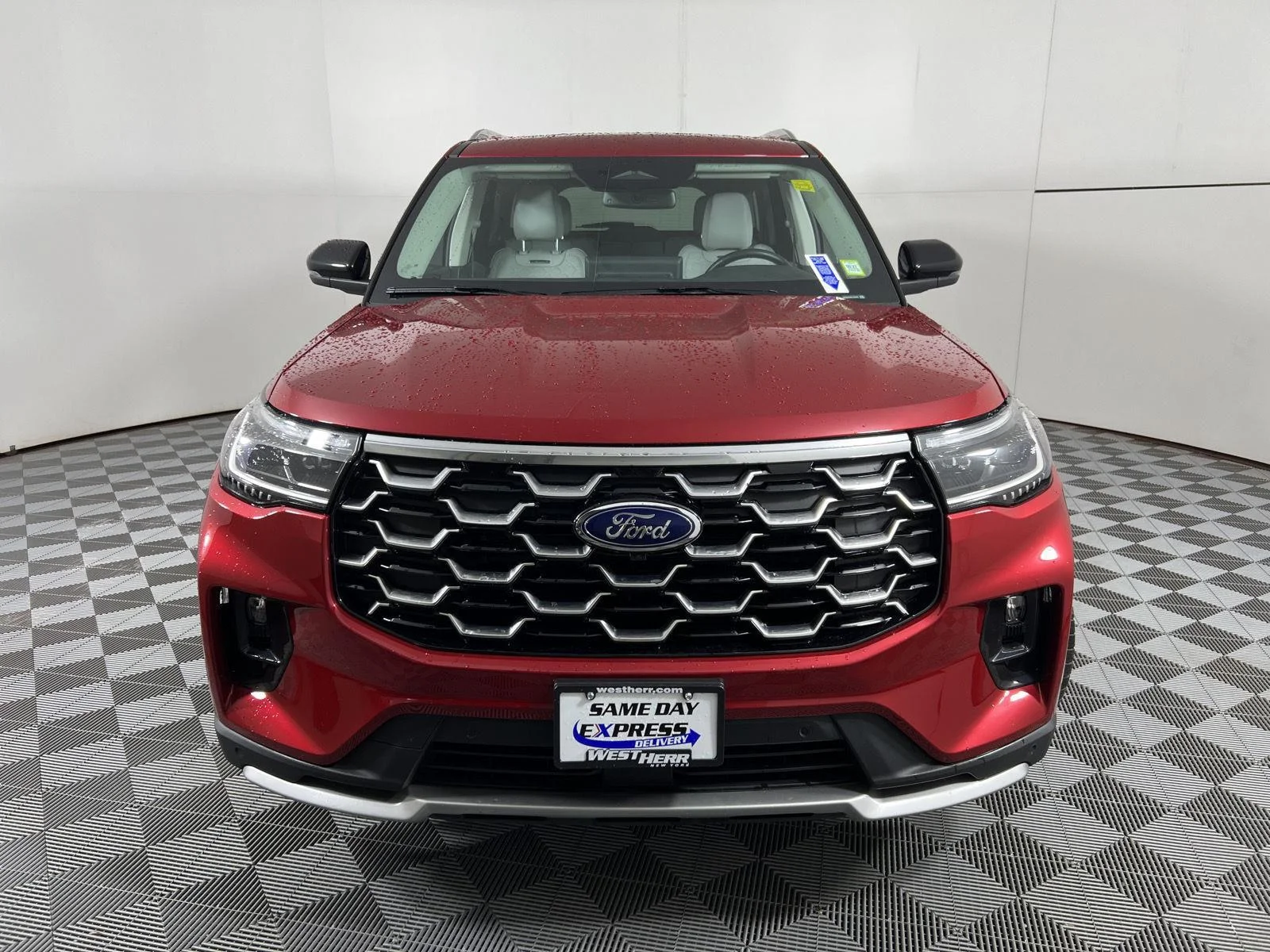 Used 2025 Rapid Red Metallic Tinted Clearcoat Ford Platinum image 6