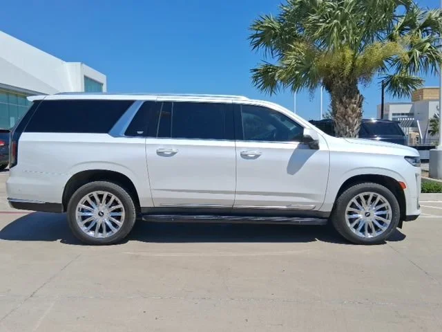 Used 2023 Crystal White Tricoat Cadillac Premium Luxury image 3