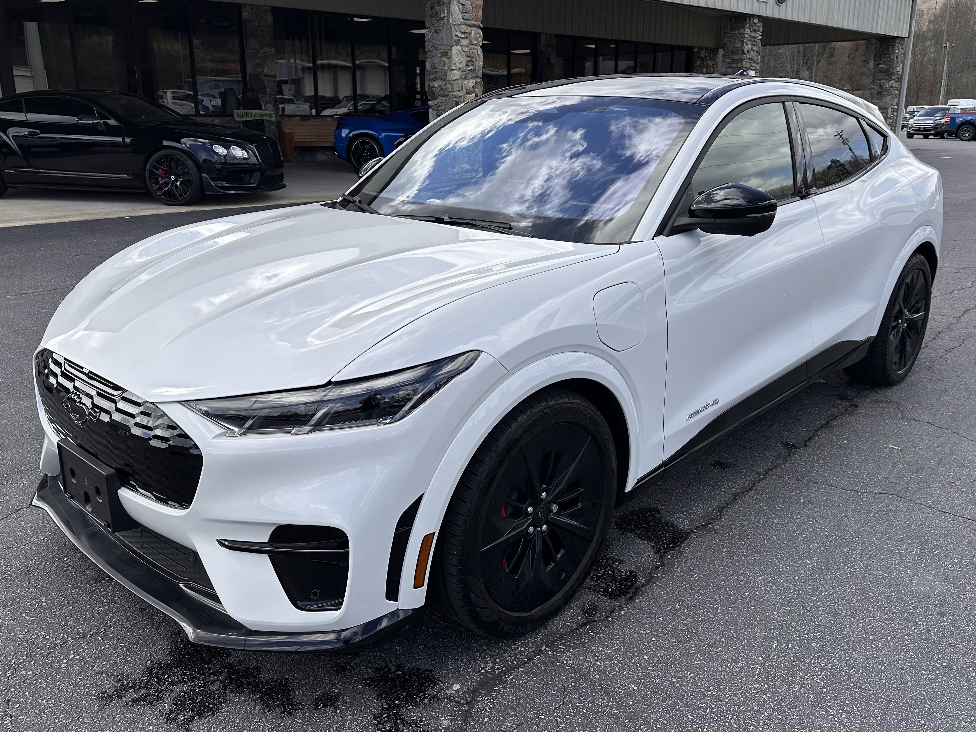 Used 2025 Ford Mustang Mach-E GT AWD with VIN 3FMTK4SX1SMA40947 for sale in Hayesville, NC