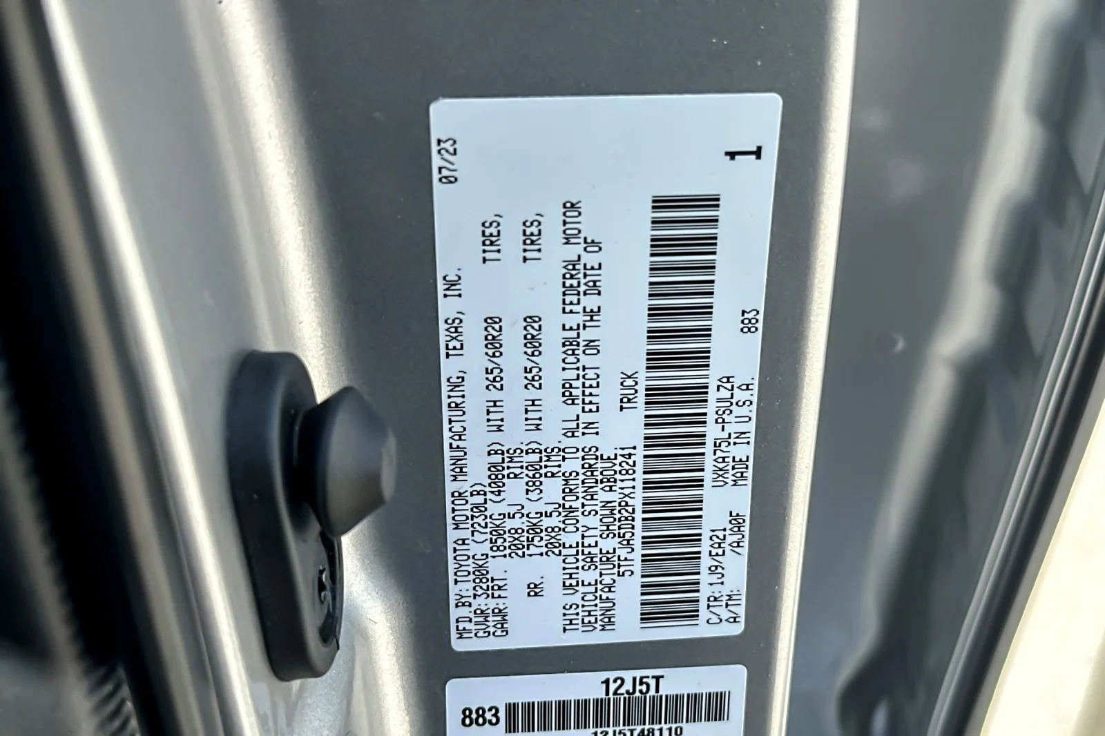 Used 2023 CELESTIAL SILVER MET Toyota Limited image 26