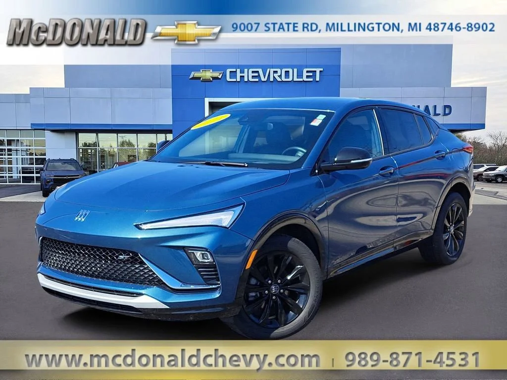 Used 2024 Ocean Blue Metallic Buick Sport Touring image 1