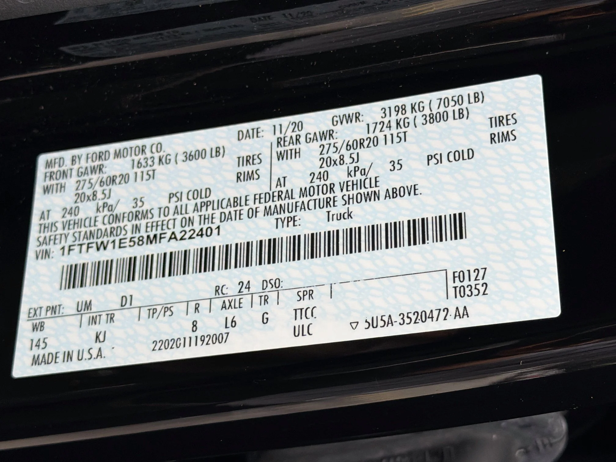 Used 2021 Agate Black Metallic Ford King Ranch image 41