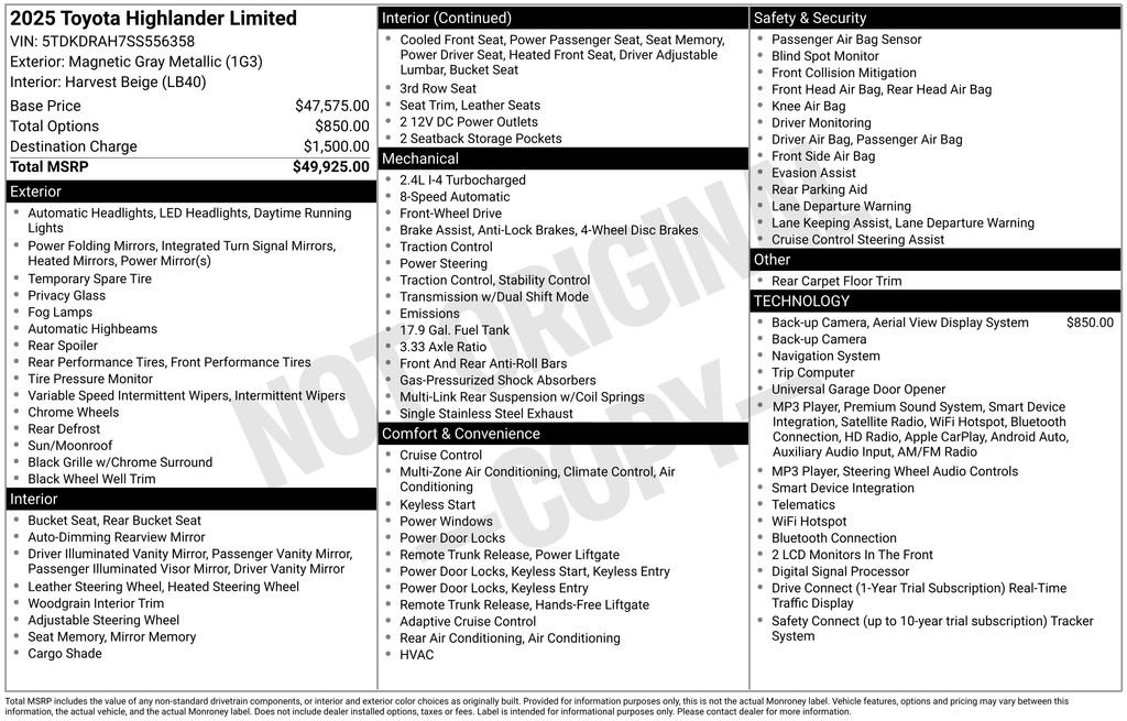 Certified Used 2025 Gray Toyota Limited image 30