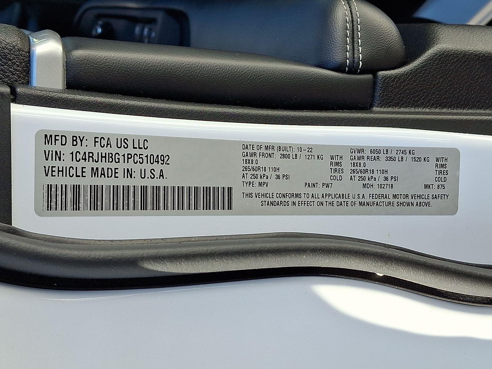 Certified Used 2023 Bright White Clearcoat Jeep Limited image 28