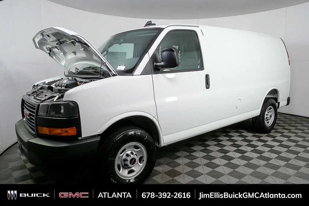 New 2025 Summit White GMC Work Van image 26
