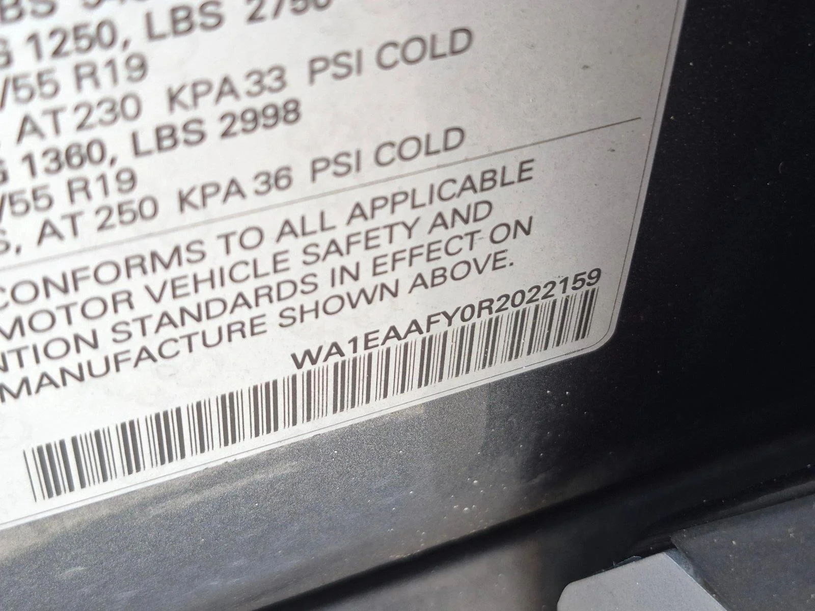 Used 2024 Daytona Gray Pearl Effect Audi S line Premium Plus image 15
