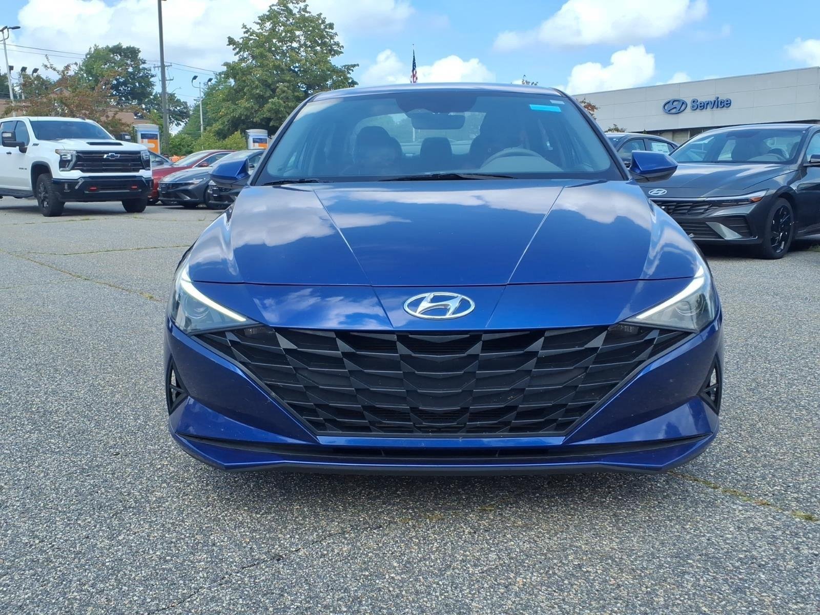 Used 2021 Intense Blue Hyundai SEL image 2