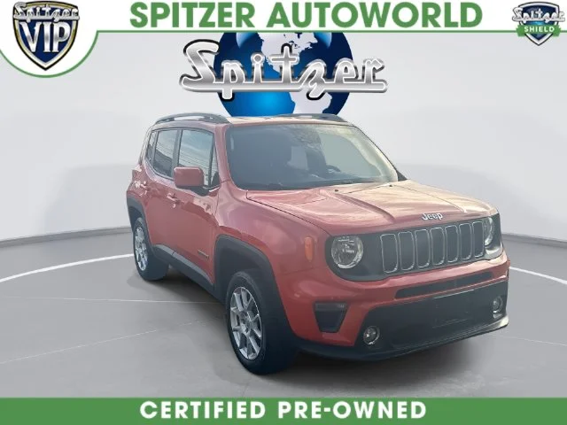 Certified Used 2021 Orange Jeep Latitude image 3