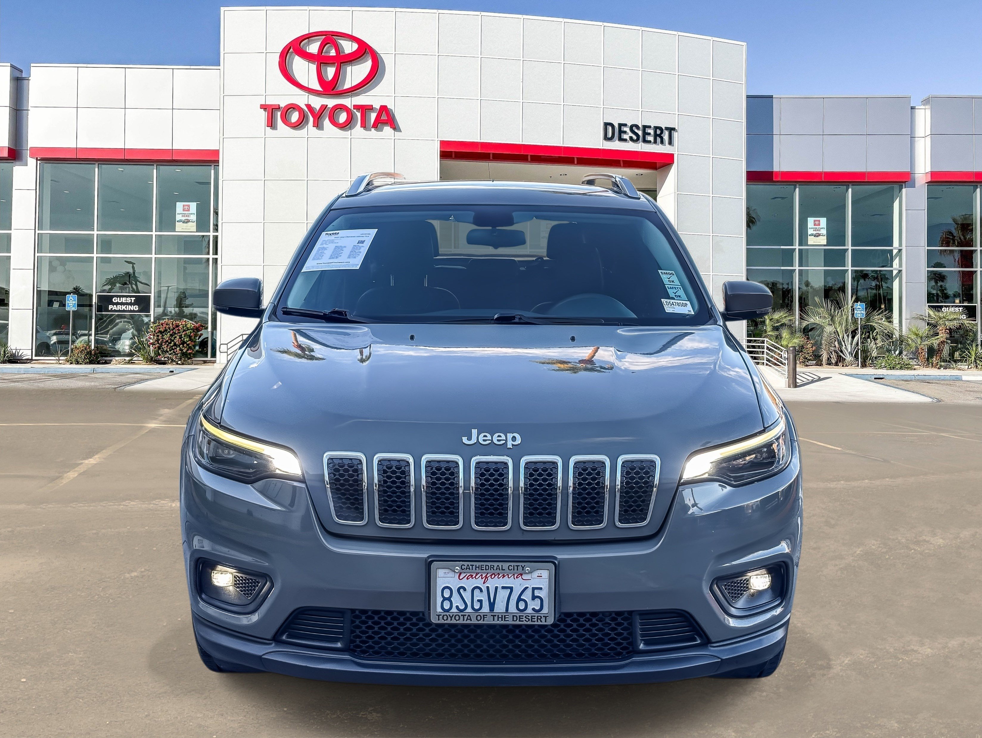 Used 2020 Jeep Cherokee Latitude Plus with VIN 1C4PJLLB8LD547850 for sale in Cathedral City, CA