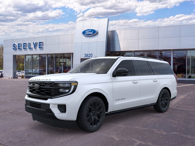 New 2025 Star White Metallic Tri-Coat Ford Platinum® MAX image 2