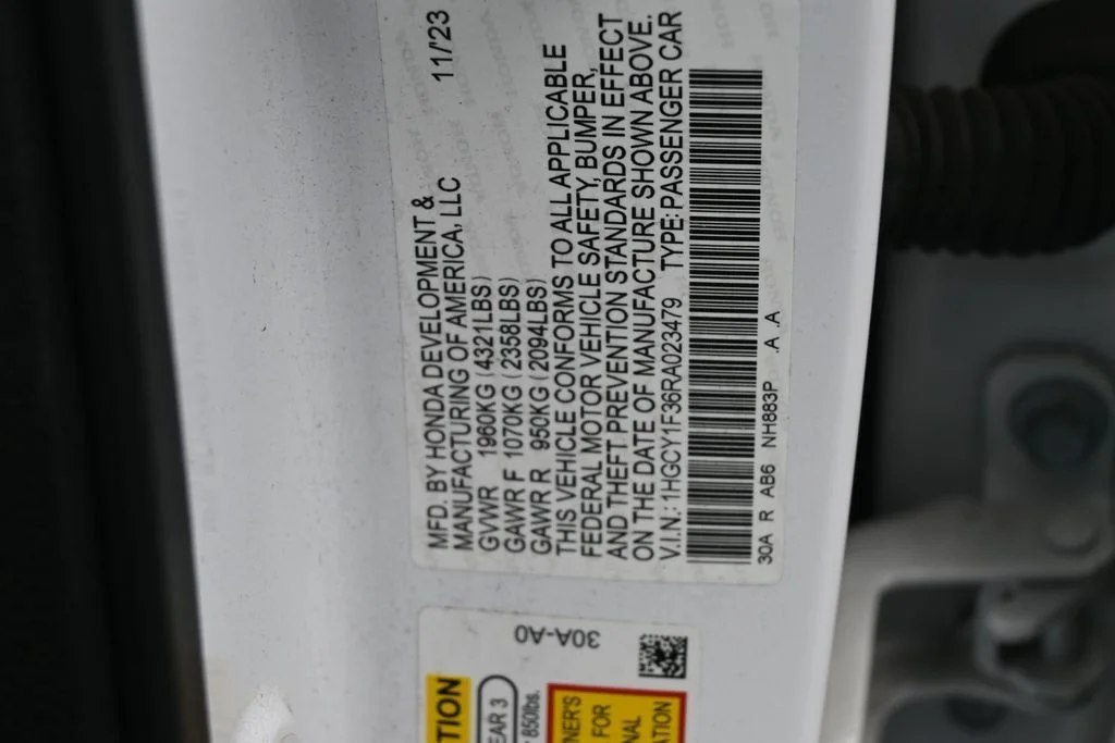 Used 2024 White Honda EX image 15