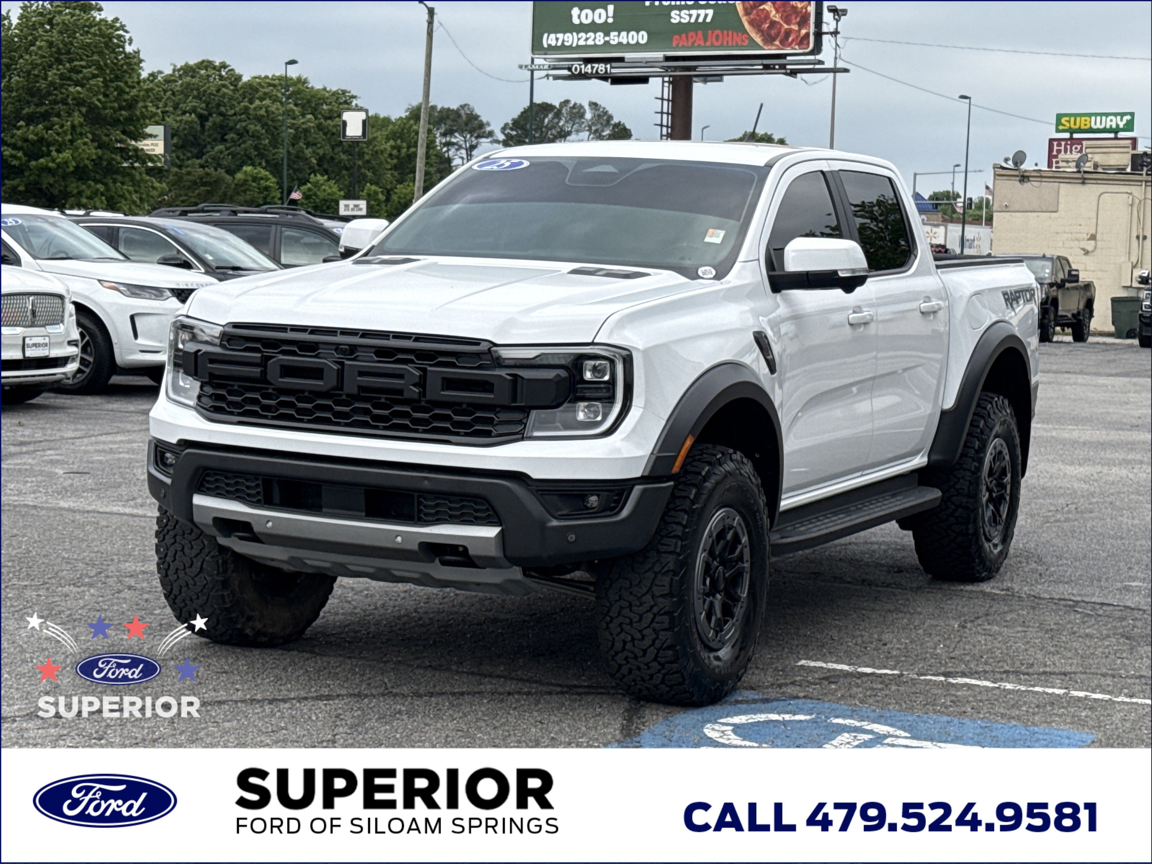 Used 2025 Oxford White Clearcoat Ford Raptor 4WD image 14