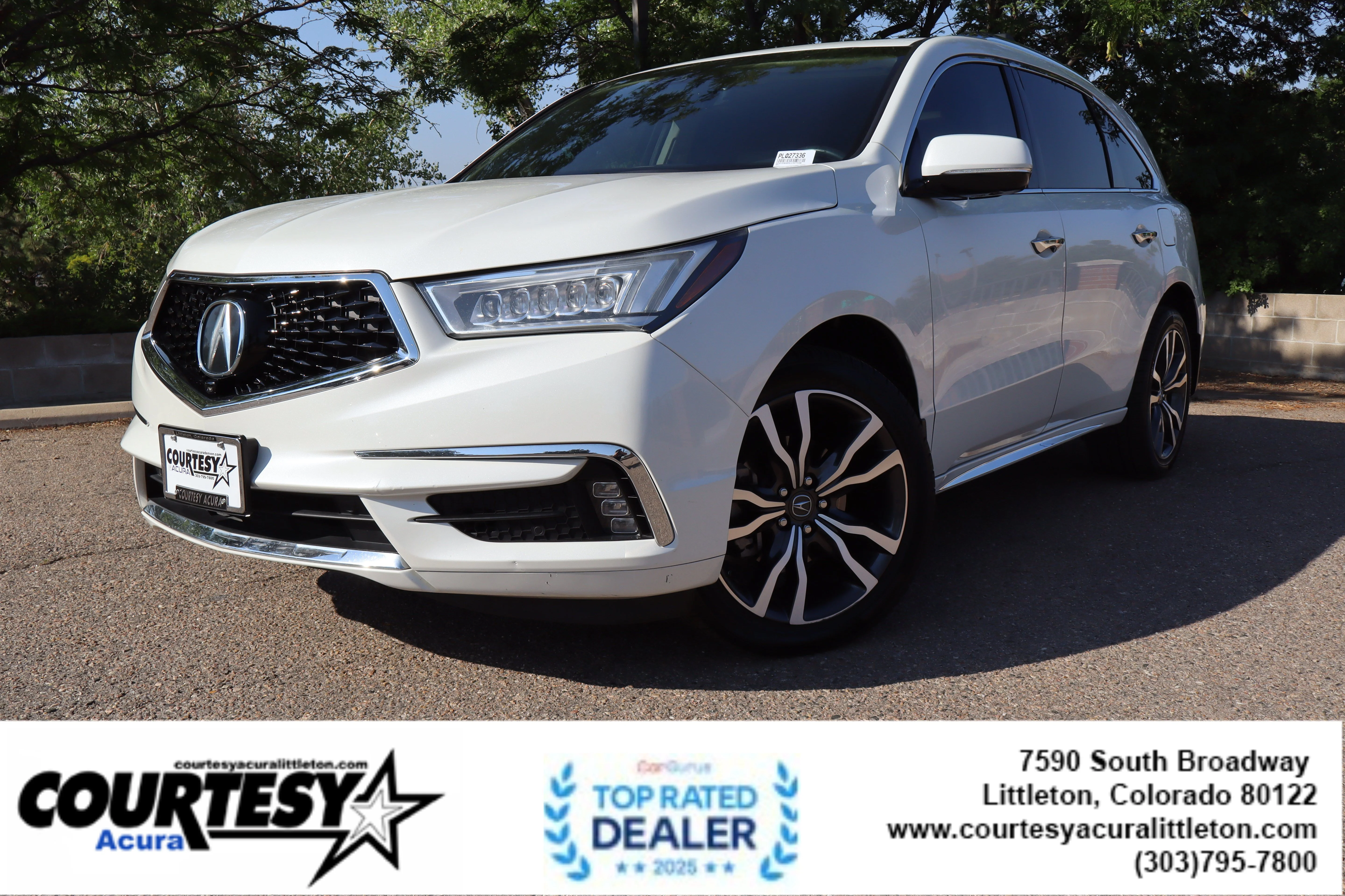 Used 2020 Platinum White Pearl Acura SH-AWD with Advance Package image 1