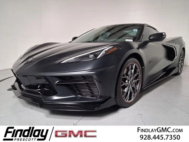 Certified Used 2023 Black Chevrolet Stingray image 1