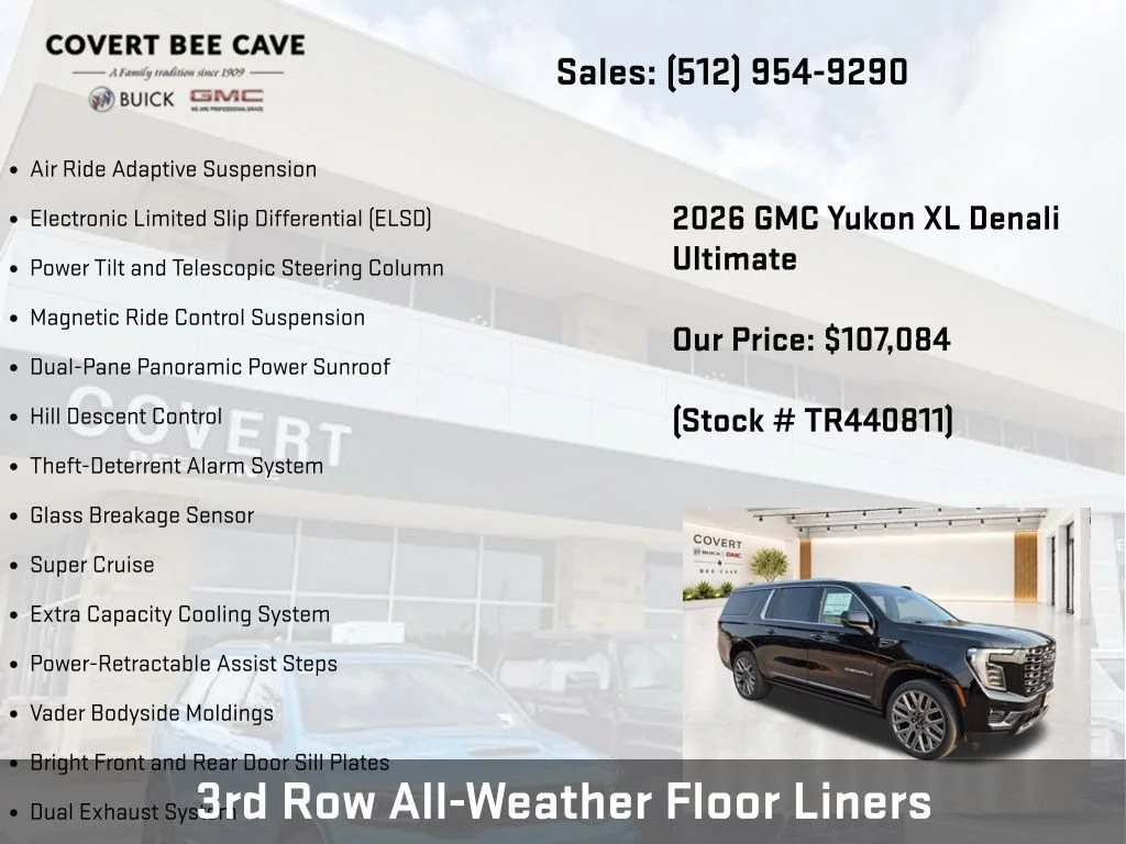 New 2026 GMC Yukon XL Denali Ultimate, photo 33