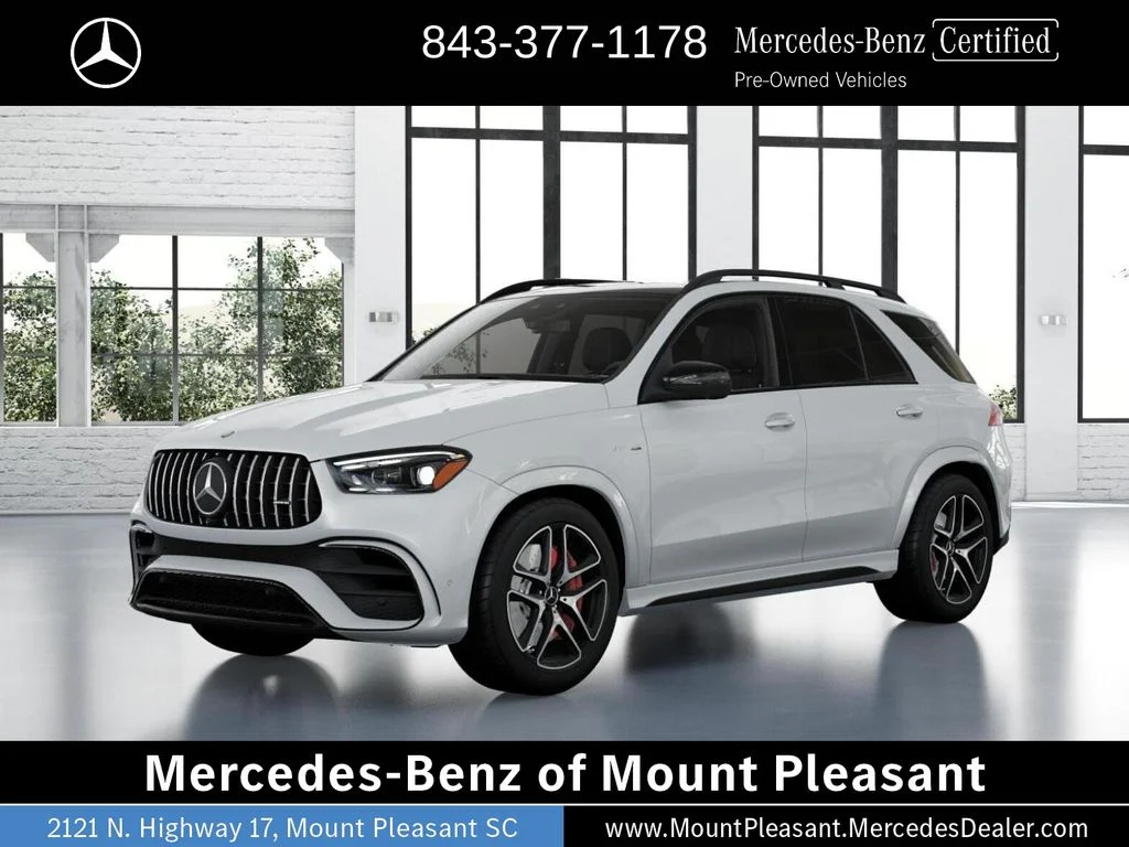 Certified Used 2025 MANUFAKTUR Moonlight White Metallic Mercedes-AMG GLE 63 S AMG® image 39