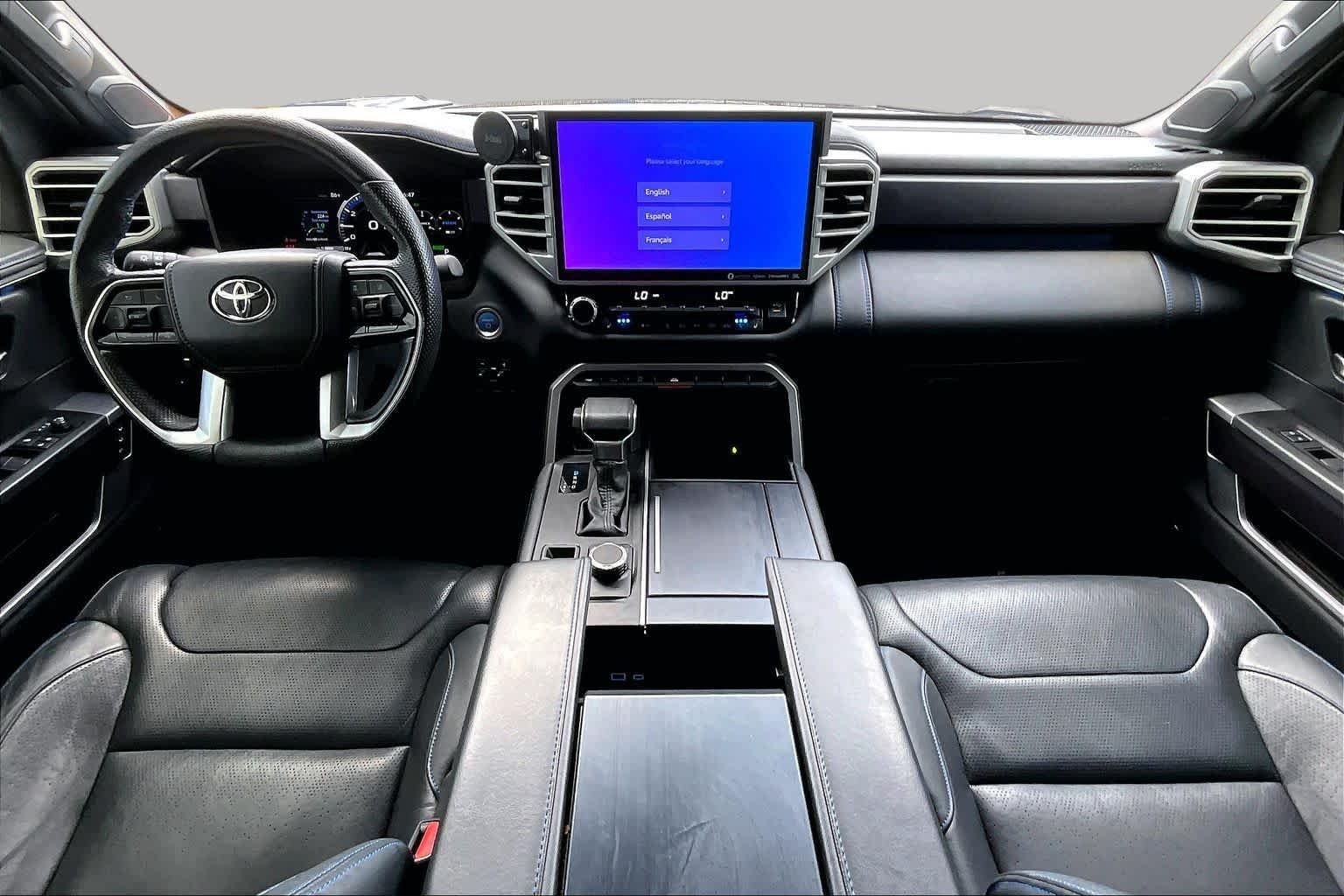 Used 2022 Midnight Black Metallic Toyota Platinum Hybrid image 16