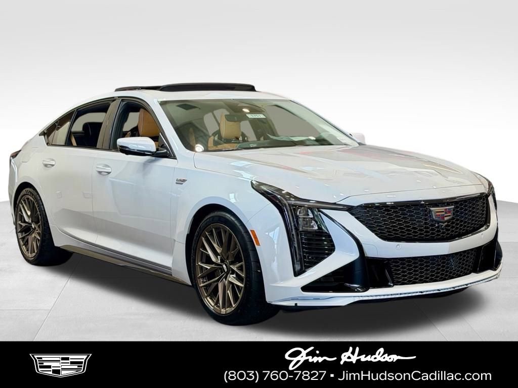 Summit White 2026 Cadillac CT5-V Blackwing RWD Sedan Rear-Wheel Drive
