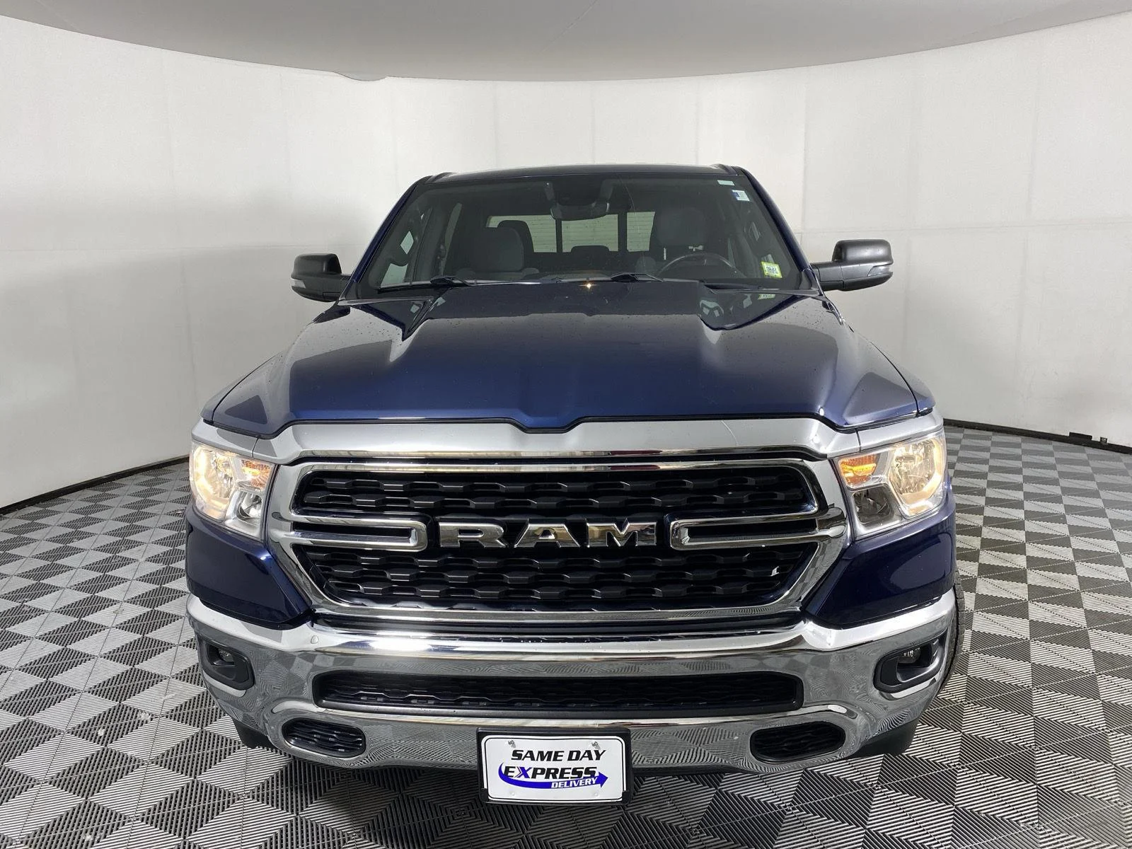 Used 2023 Patriot Blue Pearlcoat Ram Big Horn image 2