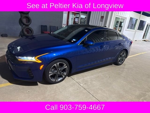 Used 2021 Blue Kia EX image 4