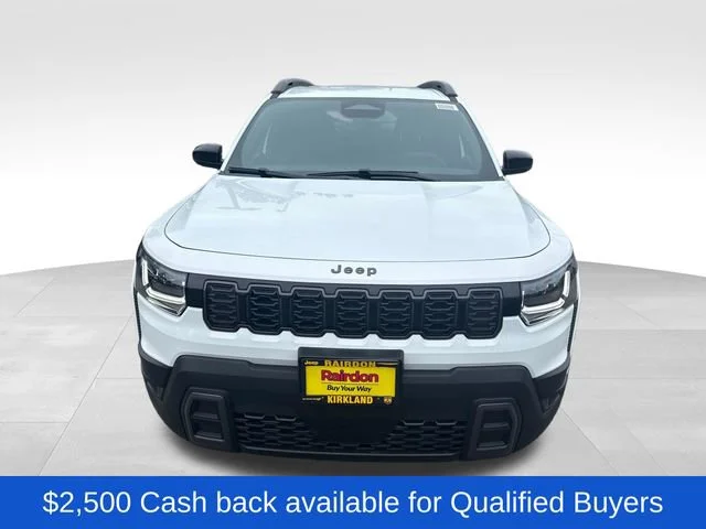 New 2026 Bright White Clear-Coat Exterior Paint Jeep Laredo image 2